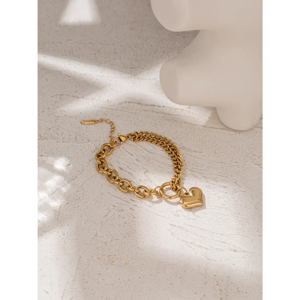 Heart Link Bracelet