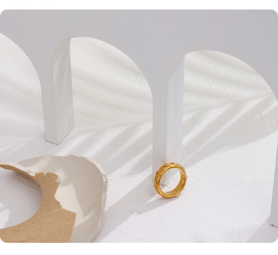 Gold Moon Ring