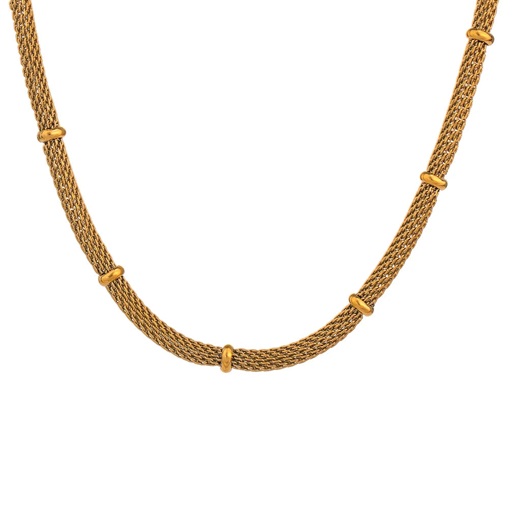 Gilded Form Necklace