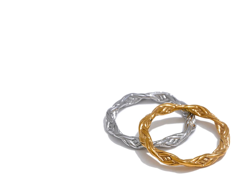 Modern Gold Edge Ring