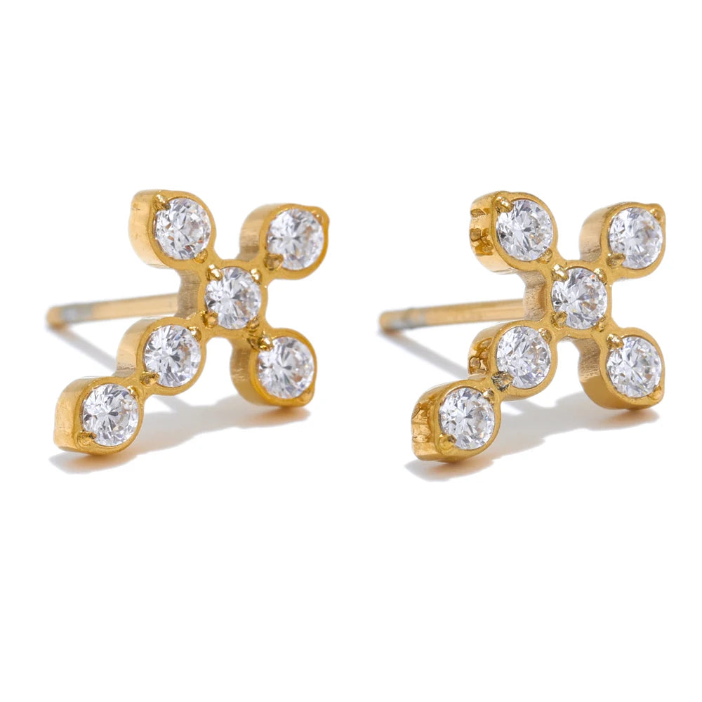 Divine Cross Studs