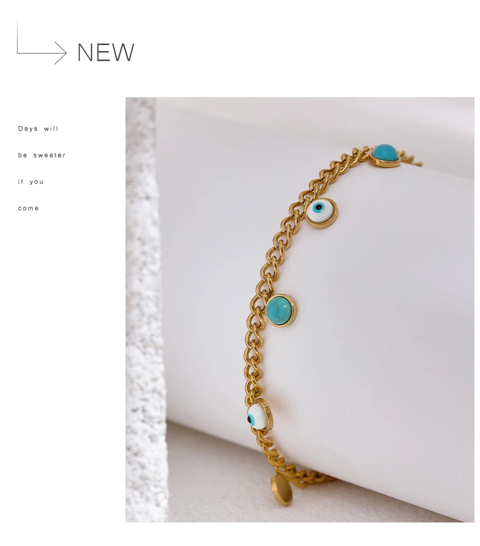 Evil Eye Charm Bracelet