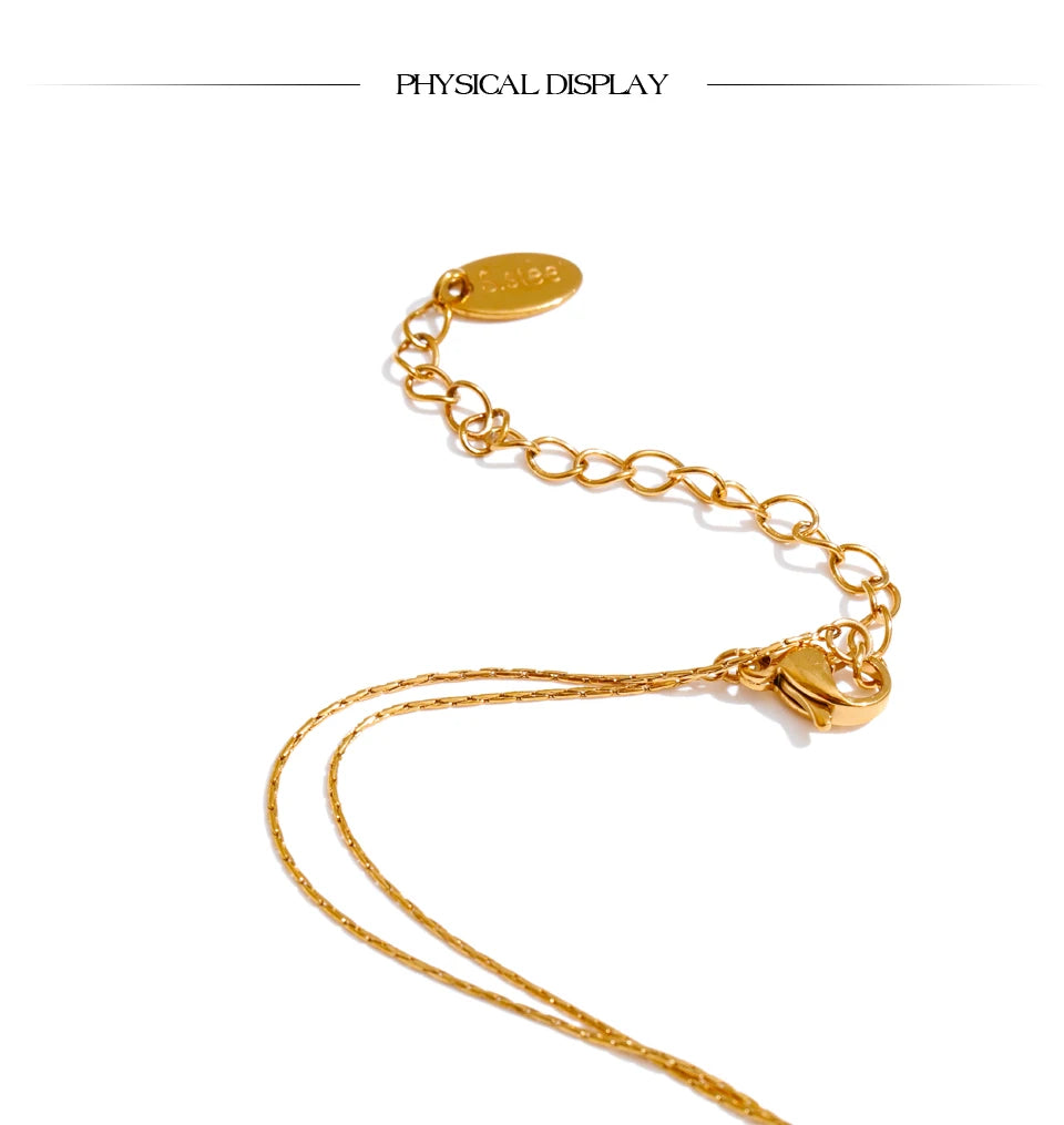 Lucky Clover Crystal Necklace