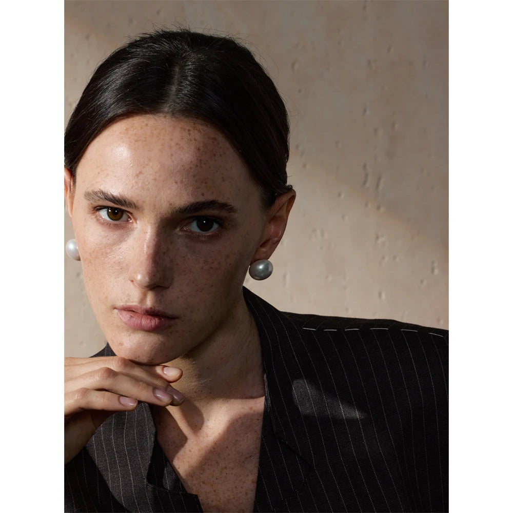 Lustrous Pearl Studs