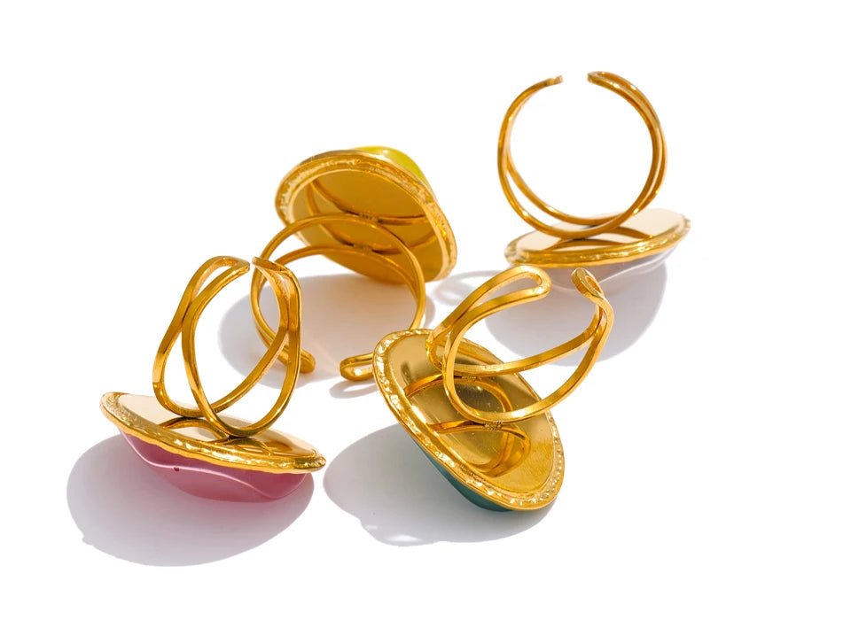 Bold Aura Statement Rings