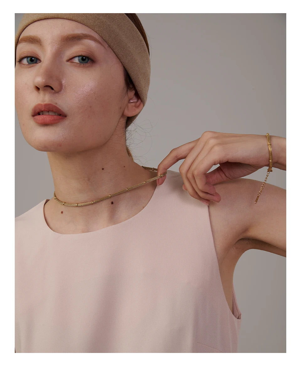 Gilded Form Necklace