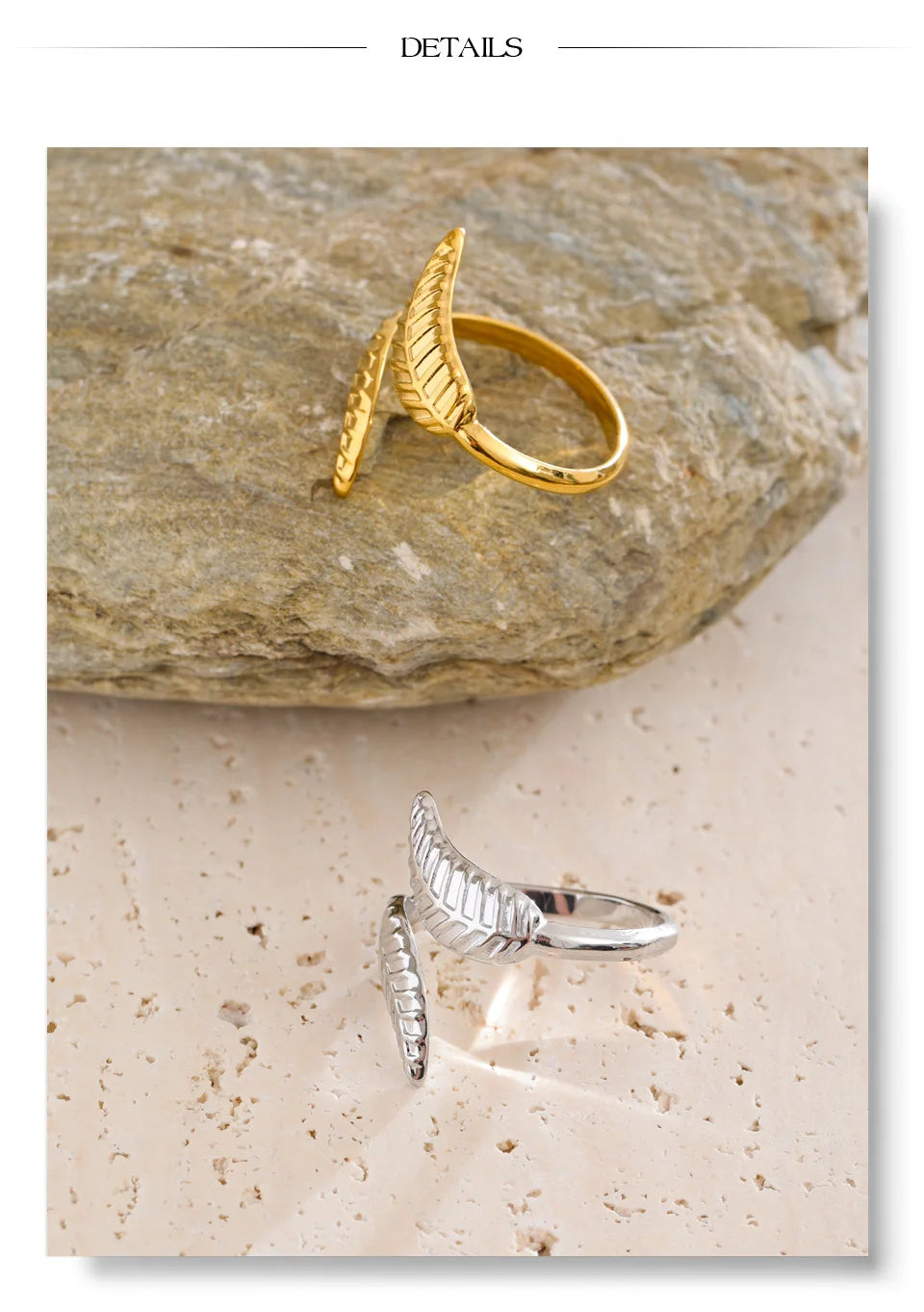 Golden Leaf Ring