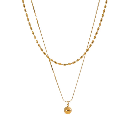 Classic Circle Gold Pendant