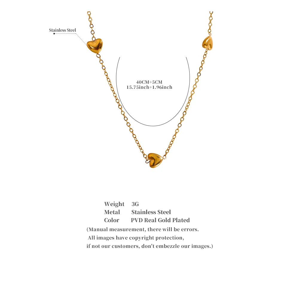 Heart Chain Necklace