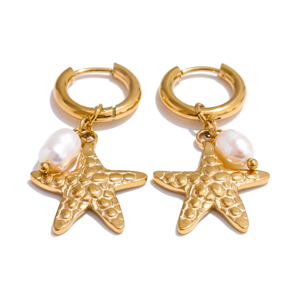 Seashell Charm Earrings Collection