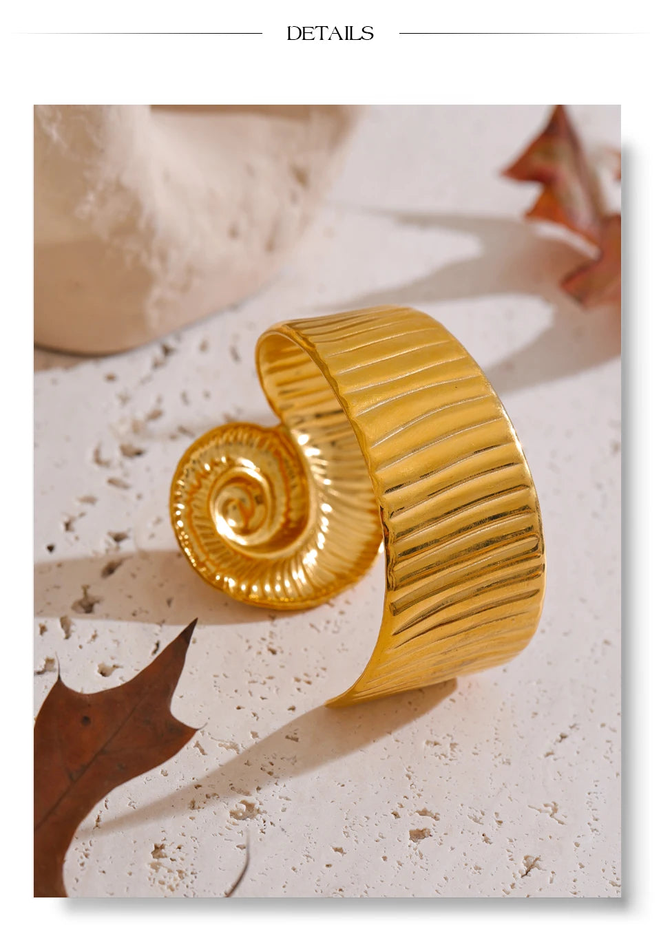 Golden Spiral Bracelet