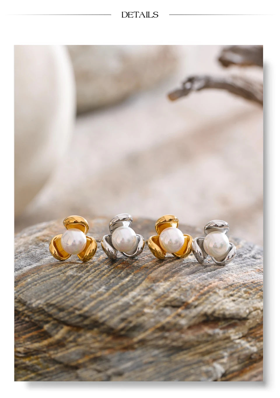 Pearl Embrace Studs