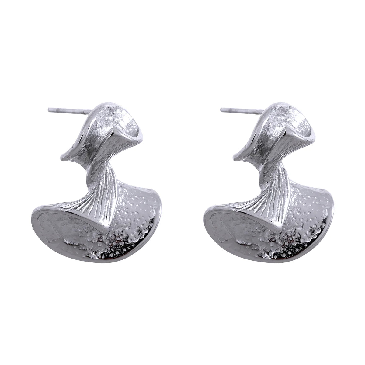 Abstract Fan Earrings