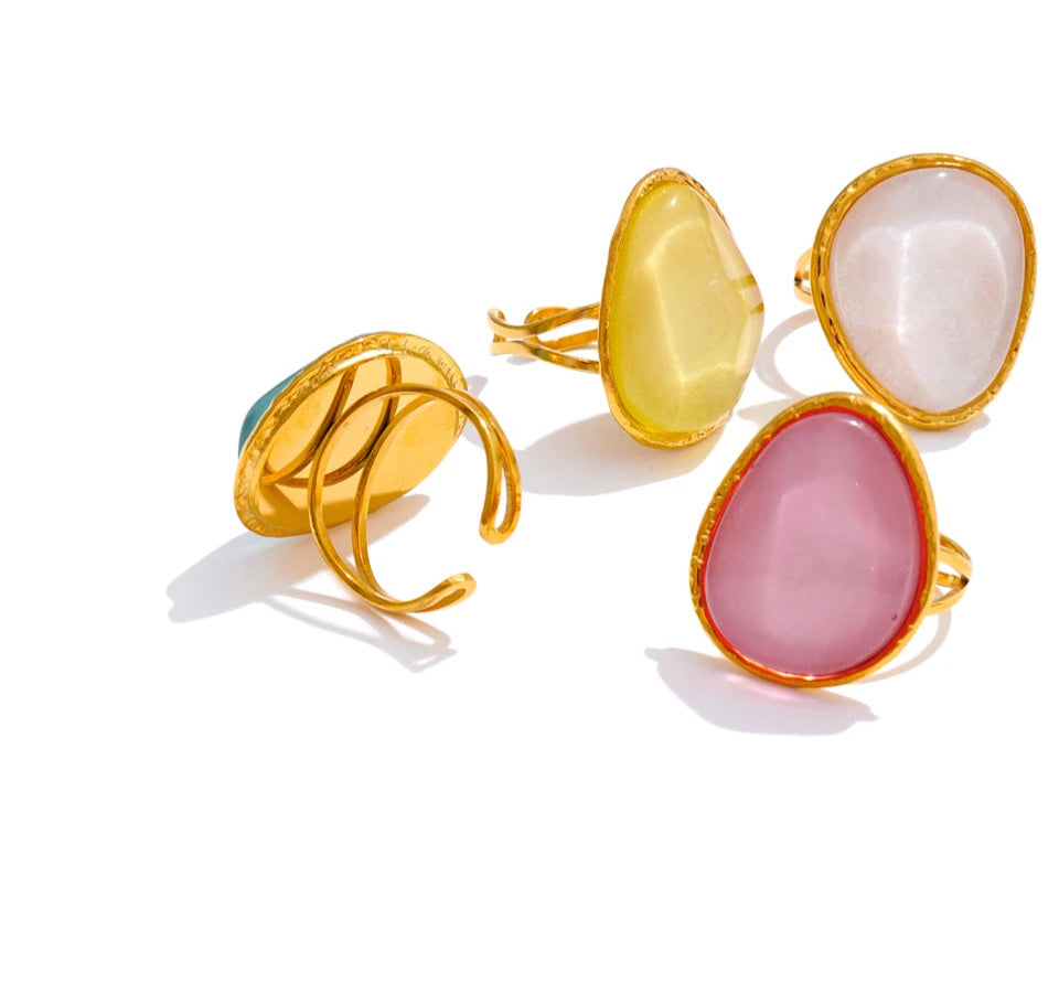 Bold Aura Statement Rings