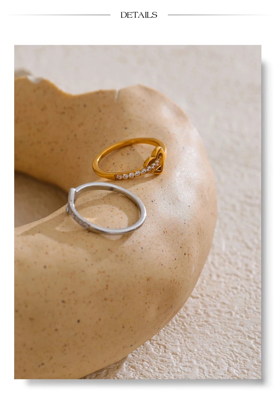 Crystal Heart Ring
