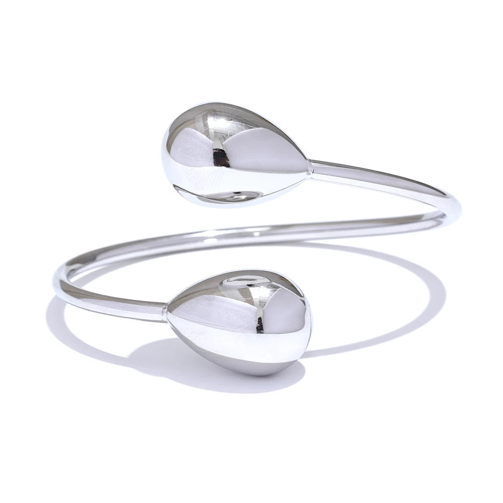Minimalist Teardrop Cuff