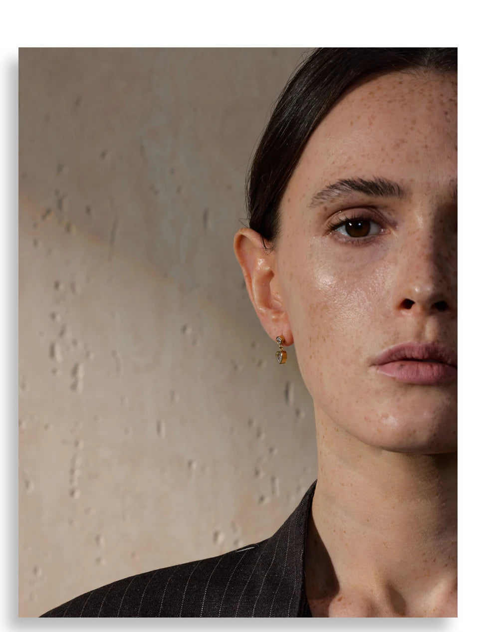 Crystal Heart Earrings