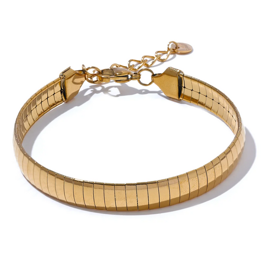 Geometric Gold Bracelet