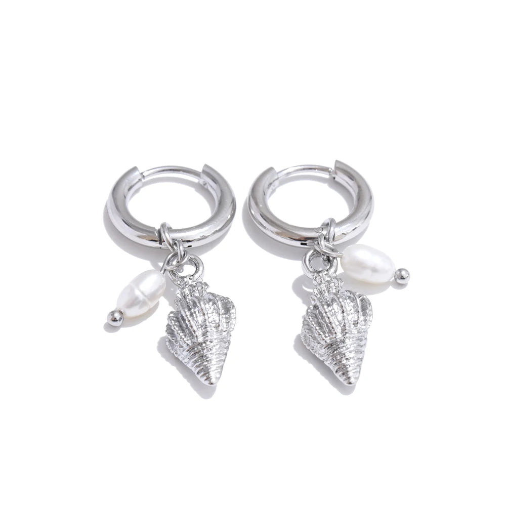 Seashell Charm Earrings Collection