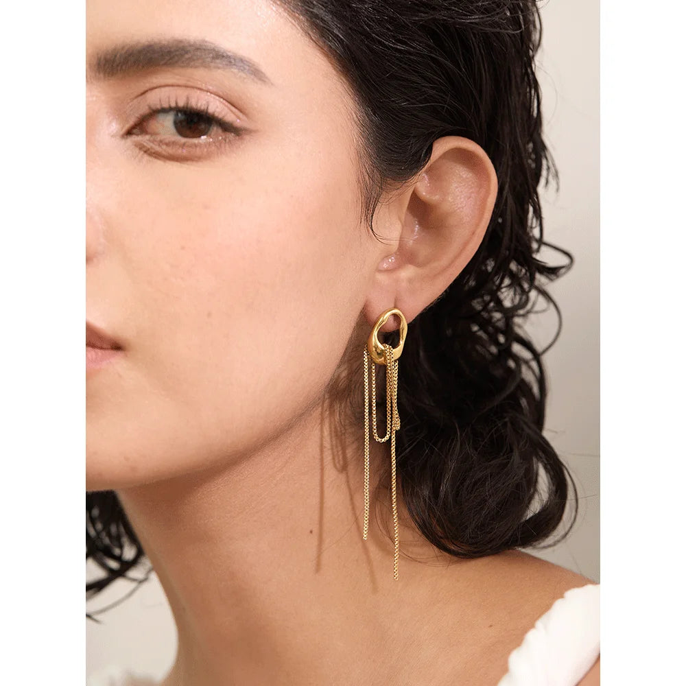Chain Drop Earrings