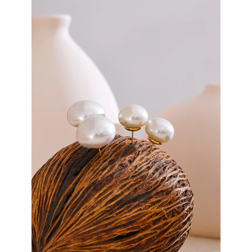 Lustrous Pearl Studs