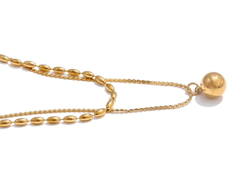 Classic Circle Gold Pendant