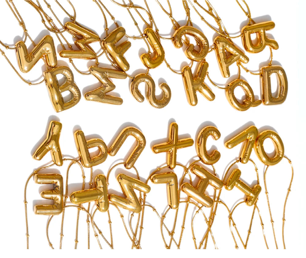 Modern Alphabet Pendant