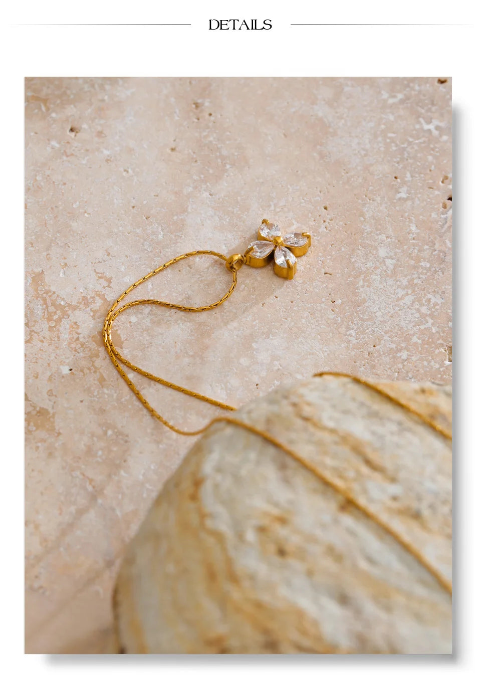 Lucky Clover Crystal Necklace