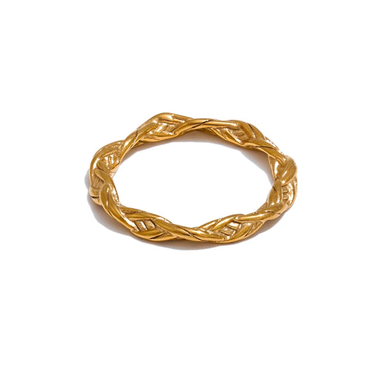 Modern Gold Edge Ring