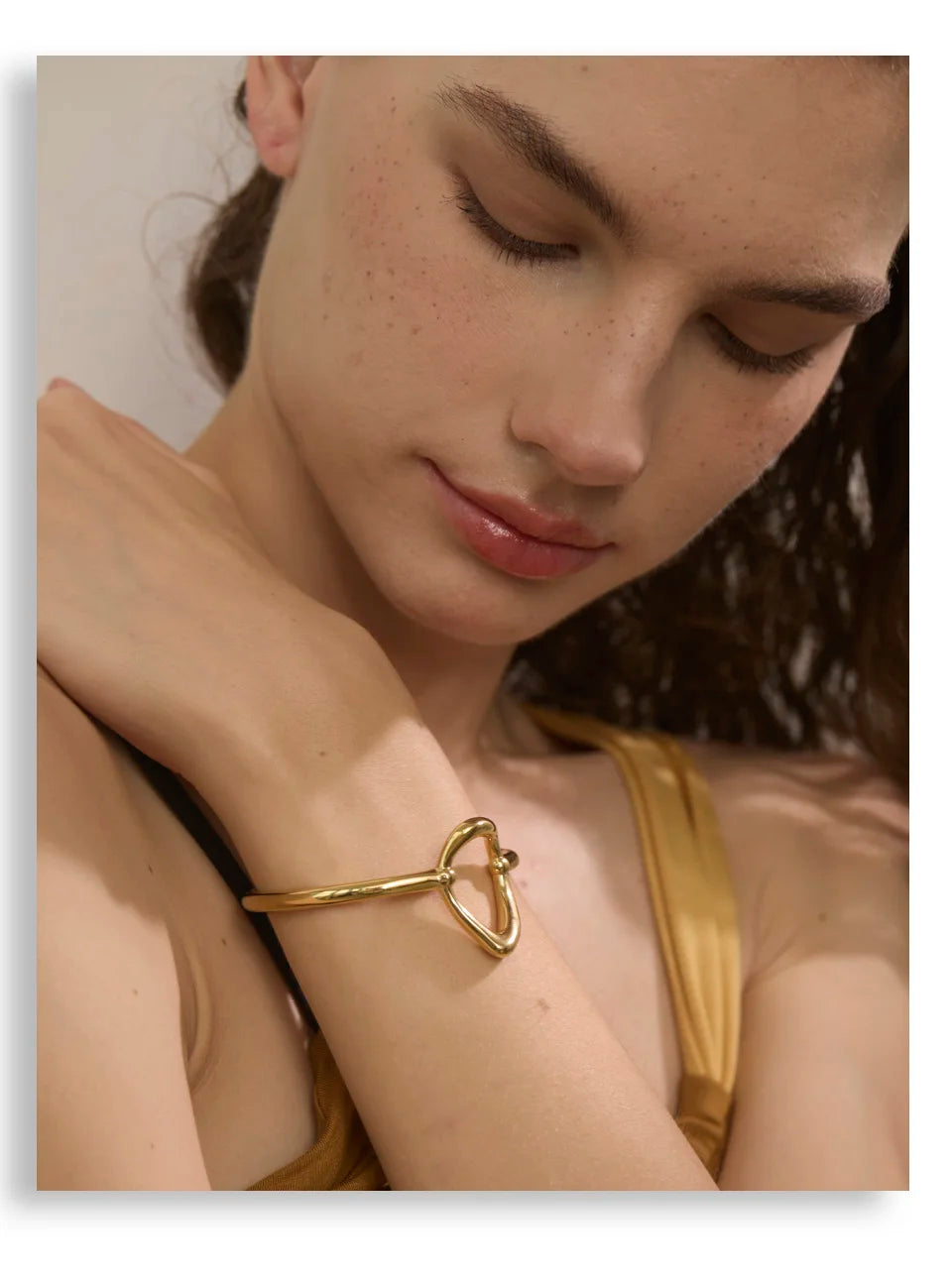 Geo Grace Open Bangle