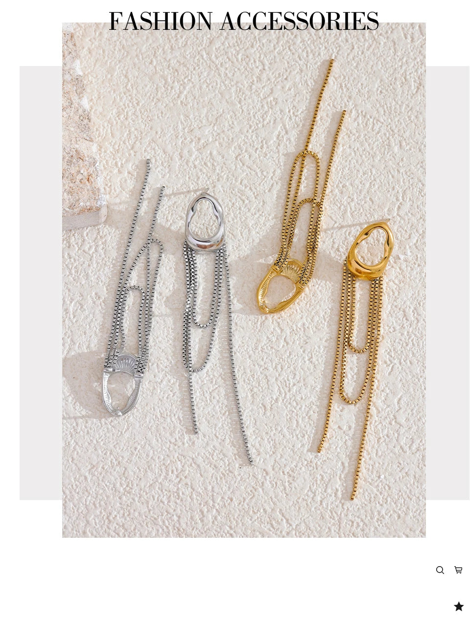 Chain Drop Earrings