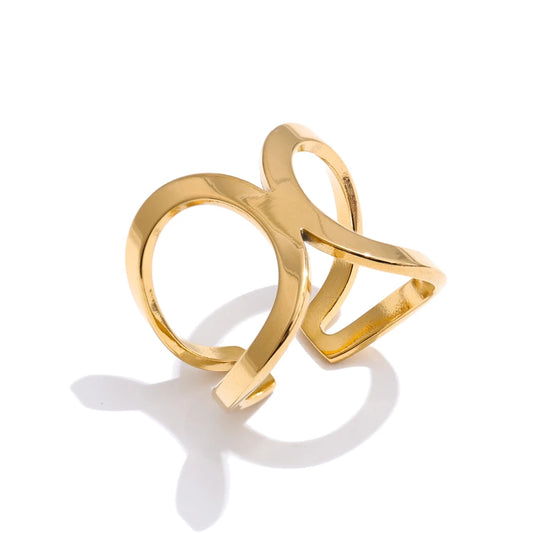 Infinity Twist Open Ring