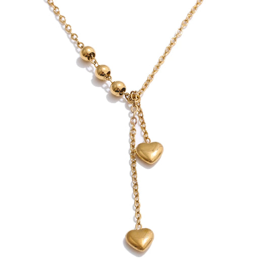 Double Heart Necklace