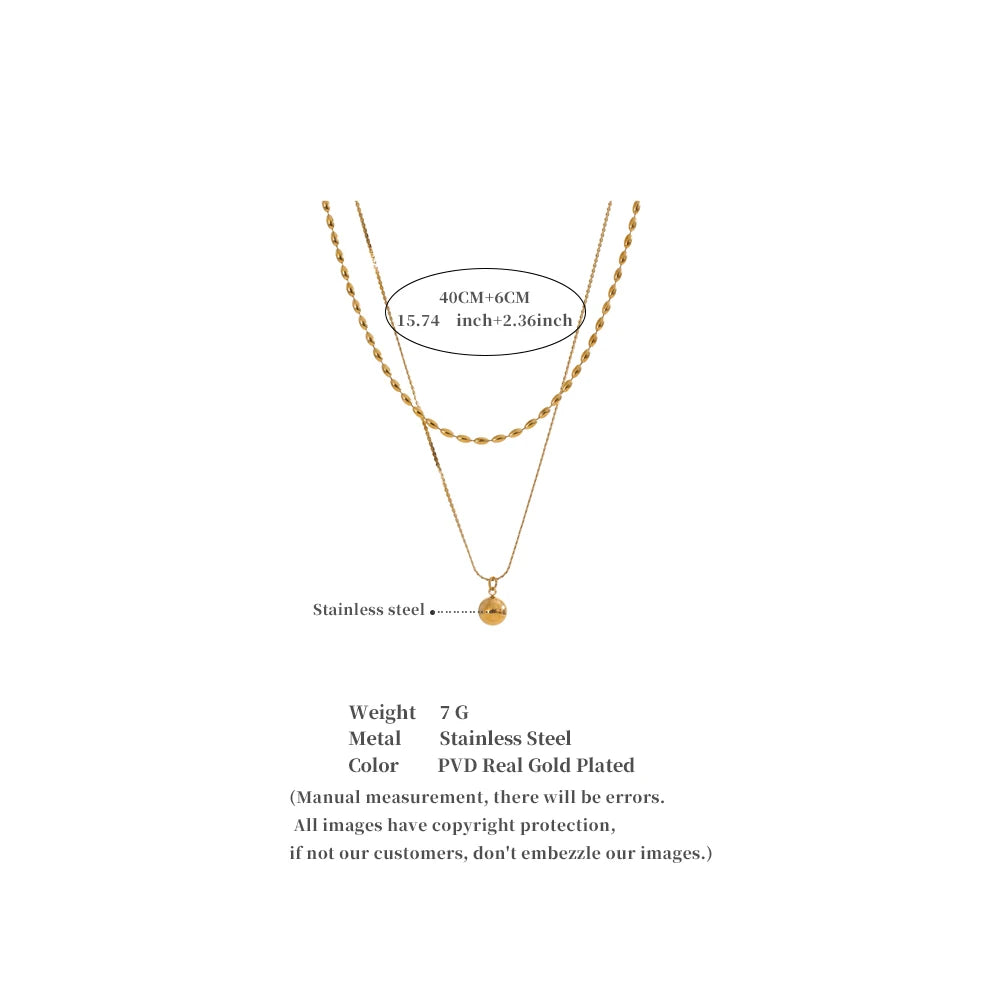 Classic Circle Gold Pendant