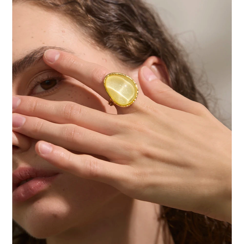 Bold Aura Statement Rings