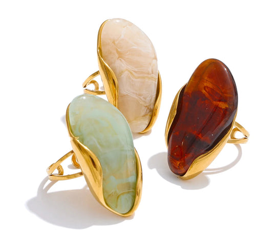 Natural Gemstone Rings