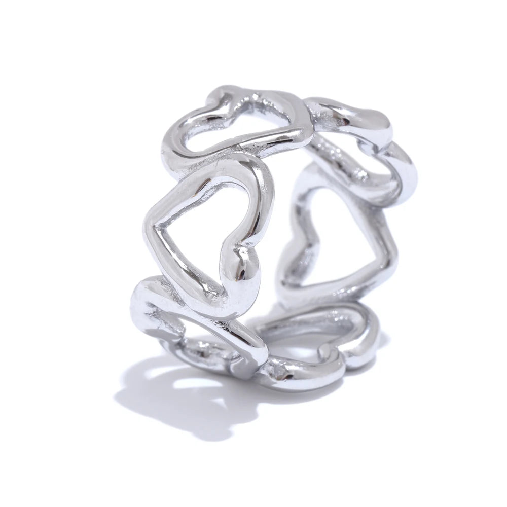 Sculpted Ribbon Statement Ring