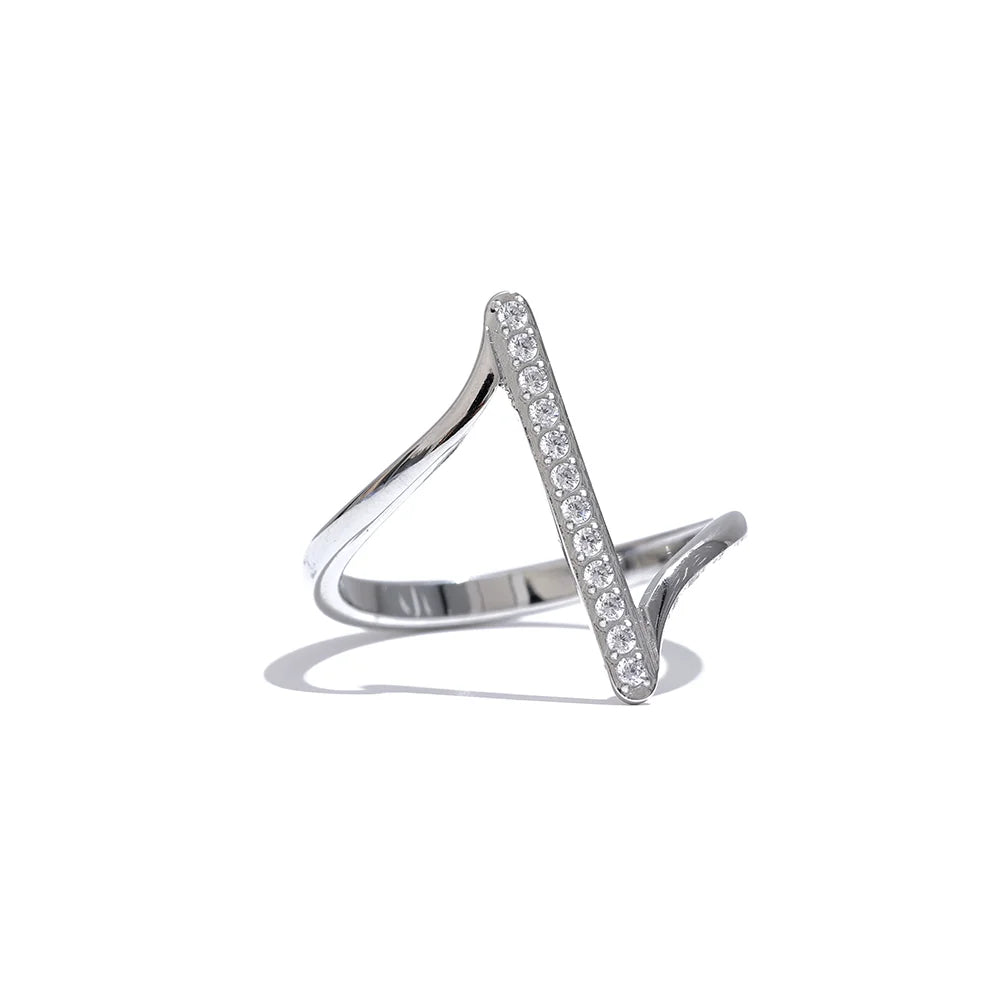 Crystal Line Ring