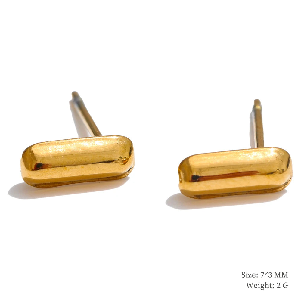 Bold Initial Studs