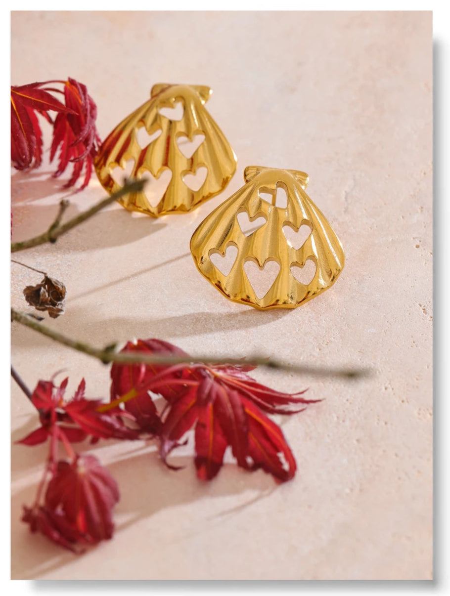 Golden Seashell Duo Set