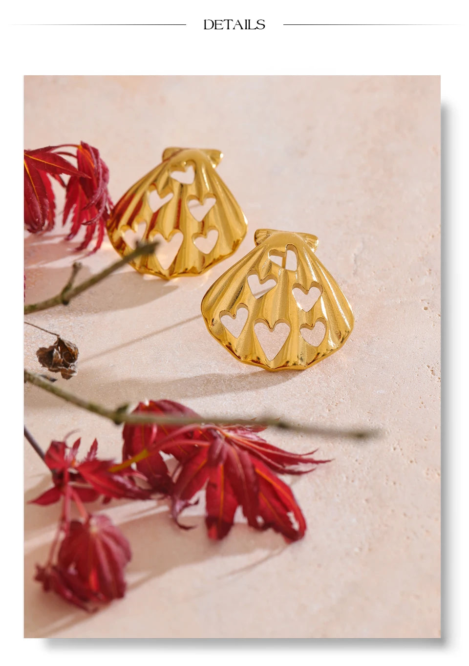 Golden Seashell Duo Set