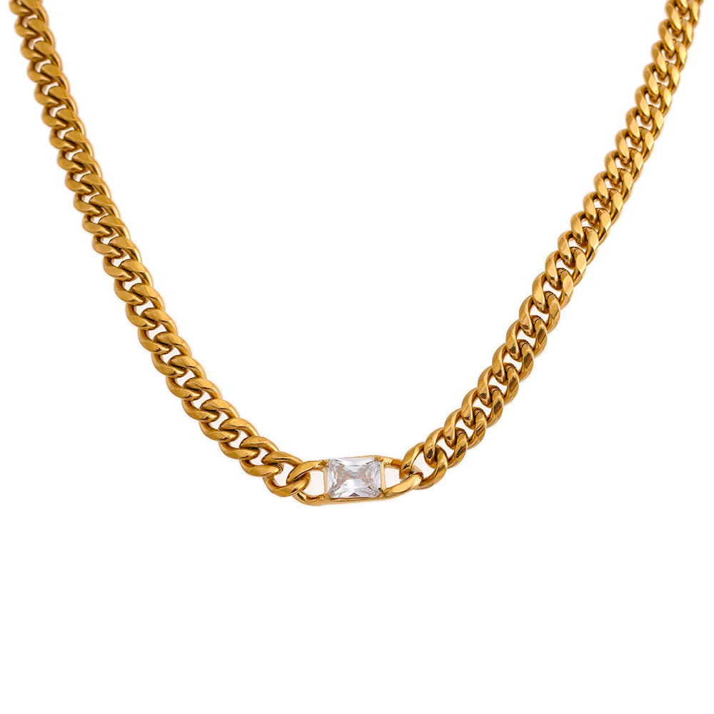 Gold-Plated Chic Chain Set