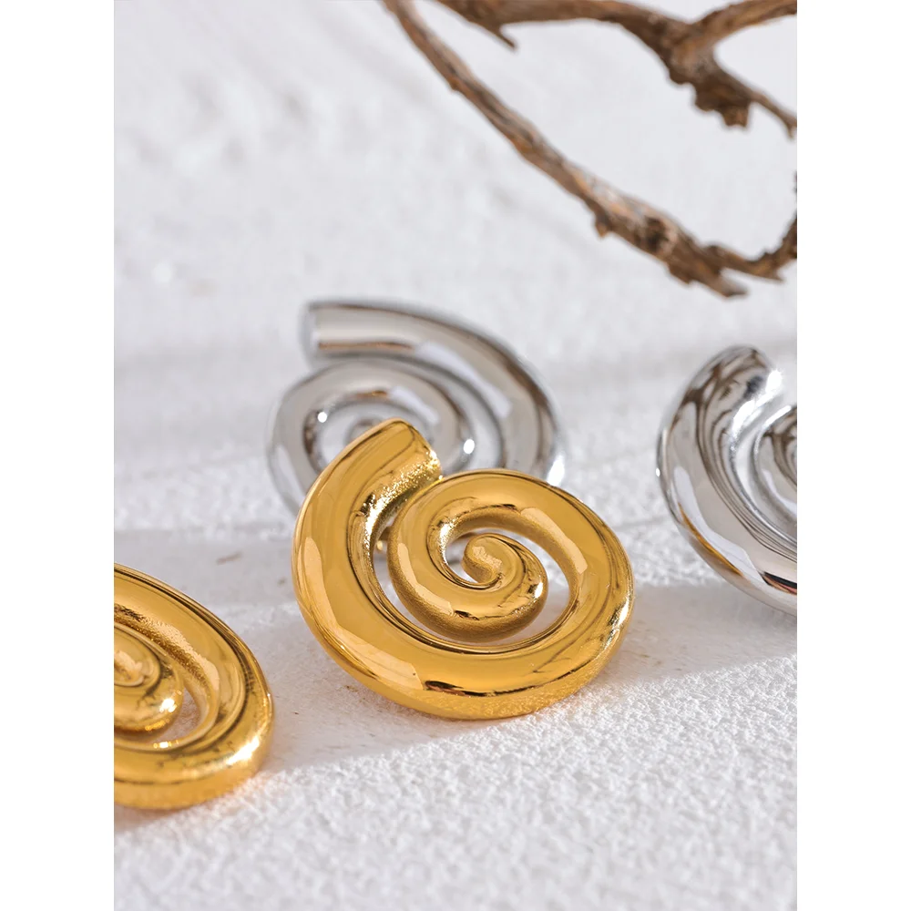 Golden Spiral Hoops