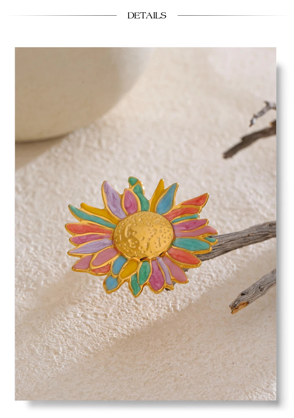 Colorful Flower Pins