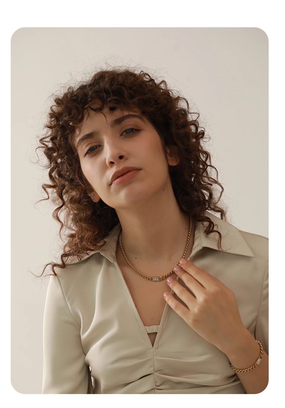 Gold-Plated Chic Chain Set
