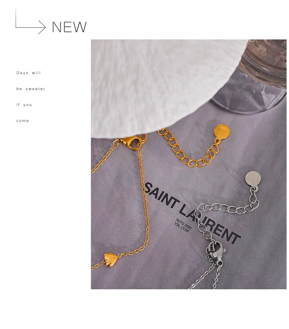 Heart Chain Necklace