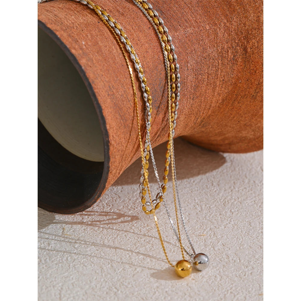 Classic Circle Gold Pendant