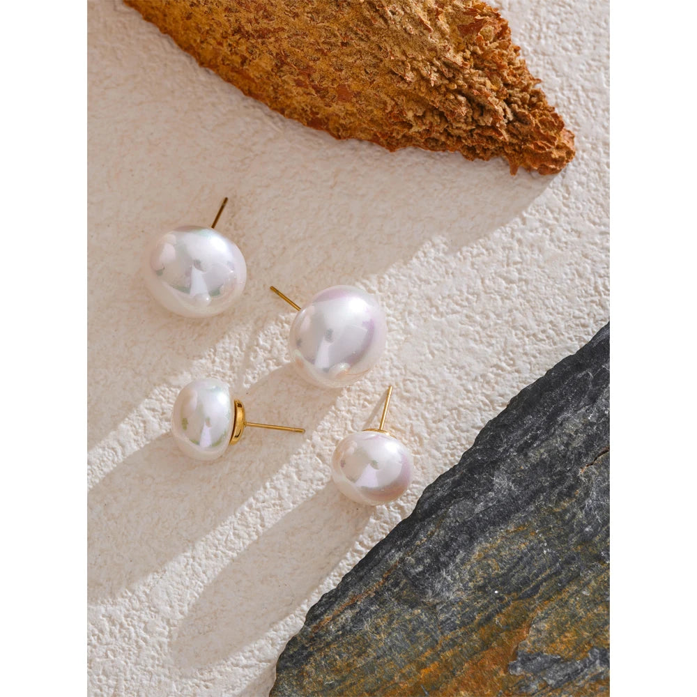 Lustrous Pearl Studs