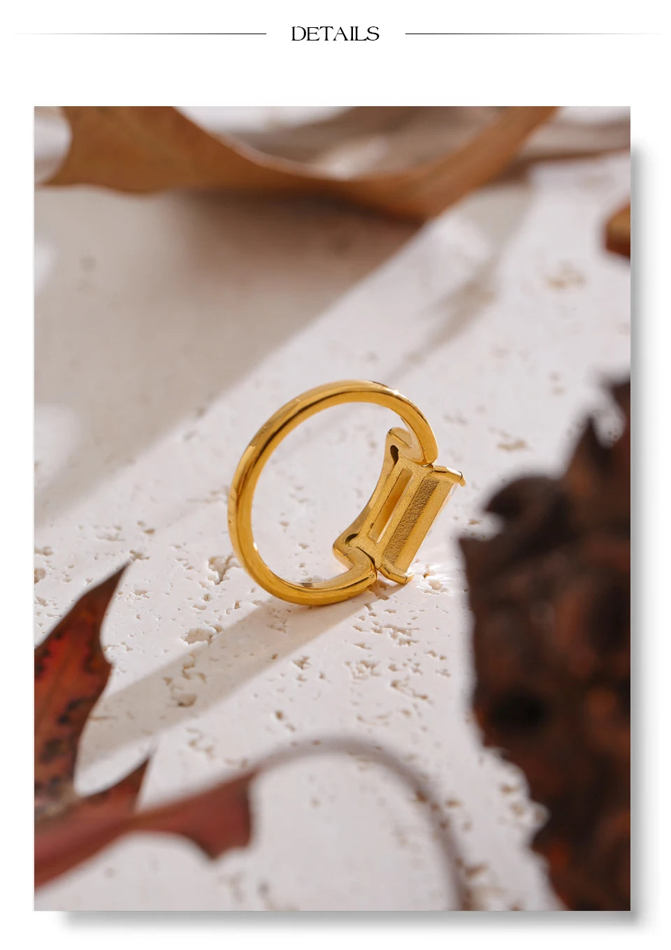 Emerald Cut Crystal Ring