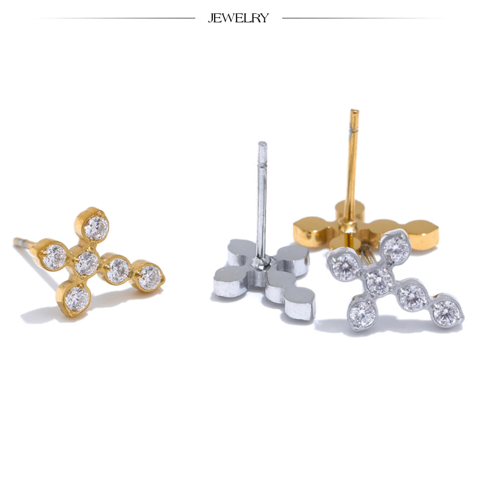 Divine Cross Studs